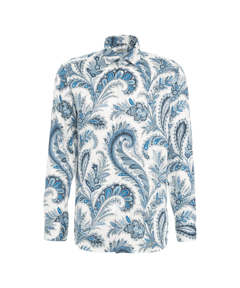 Camicia con motivo paisley