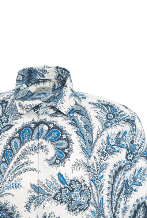 Camicia con motivo paisley