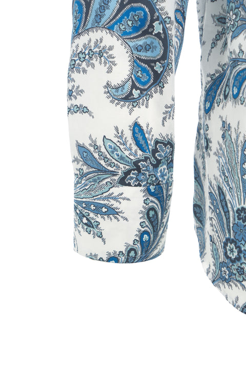 Camicia con motivo paisley