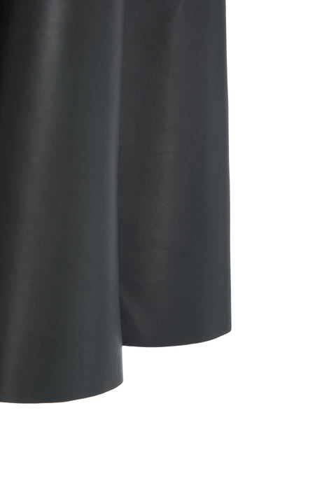 Midikleid aus Kunstleder