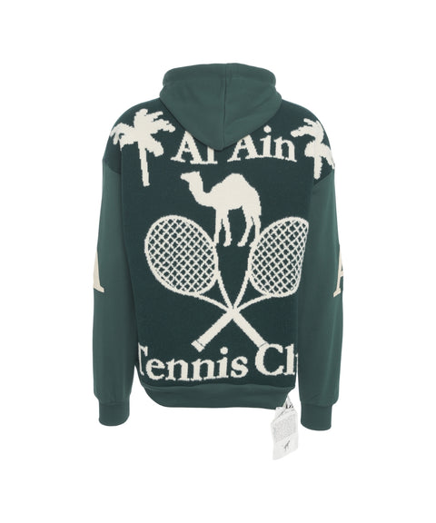 Felpa con cappuccio 'Tennis Club'
