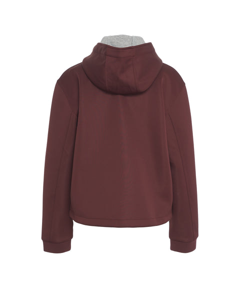 Kapuzenjacke mit Applikationen