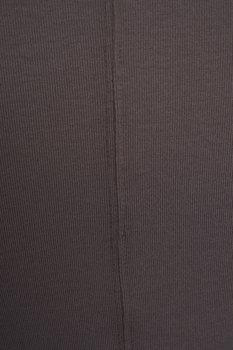 Rollkragen T-Shirt mit Raffungen