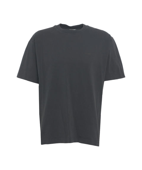 T-shirt con ricamo logo