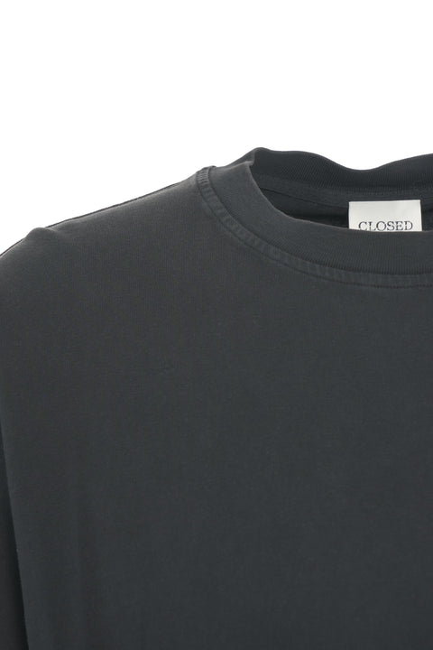 T-shirt con ricamo logo