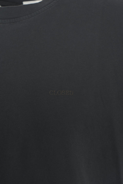 T-shirt con ricamo logo