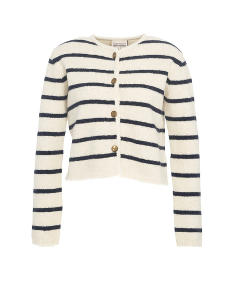 Cardigan a righe