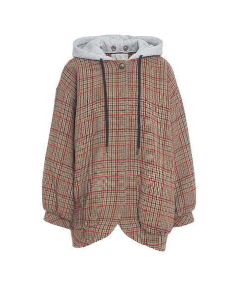 Bomber con cappuccio 'Isolde'