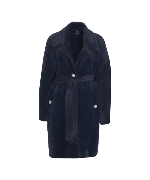 Mantel mit Taillengürtel