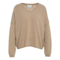 Cashmere sweater with pearl detail