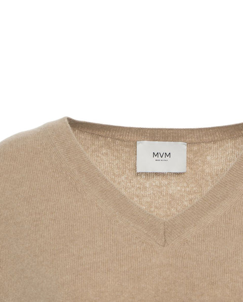 Maglione in cashmere con perle