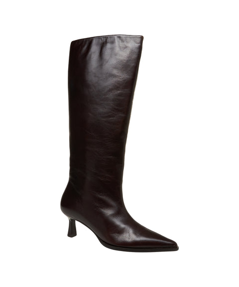 Stivali in pelle liscia