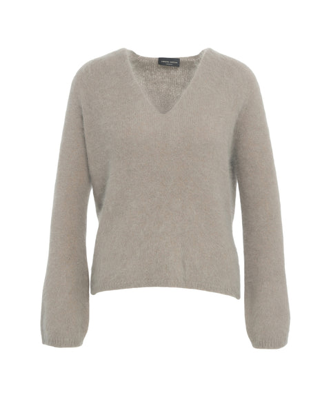 Pullover mit V-Ausschnitt