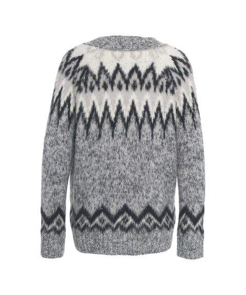 Strickjacke mit Muster