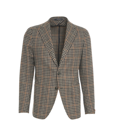 Tagliatore Blazer with check pattern Multicolor Men –