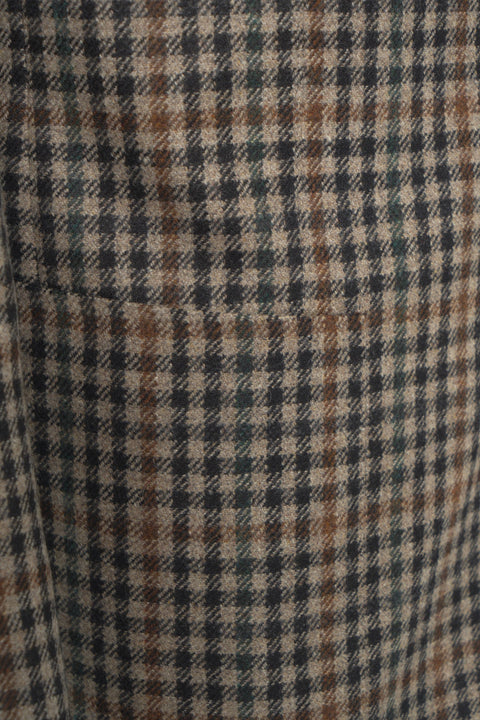 Blazer con motivo a quadri