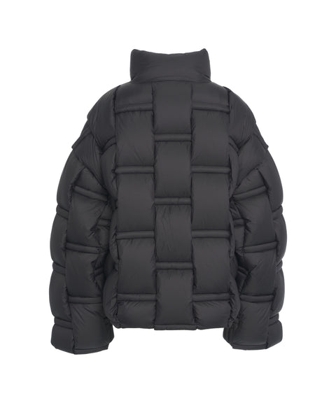 Quilted down jacket
