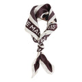 Foulard con stampa logo