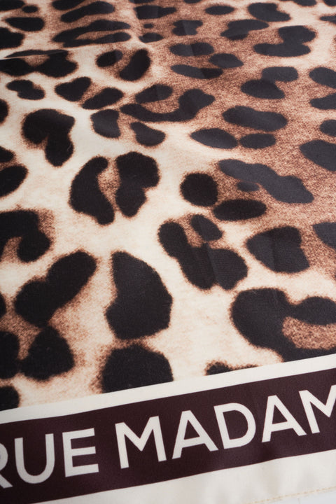 Foulard con stampa logo