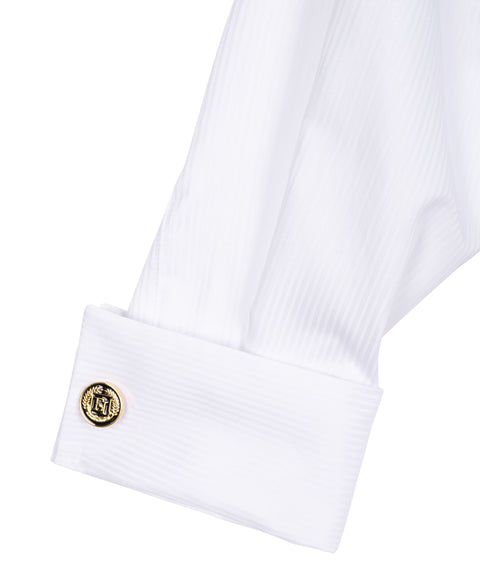 Completo con dettagli a fiocco