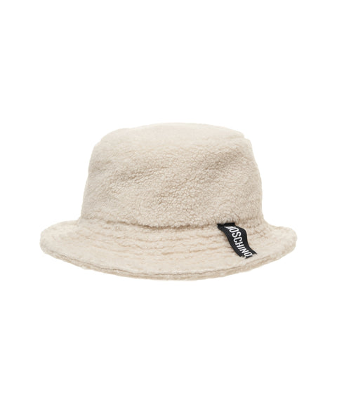Bucket hat in ecopelliccia