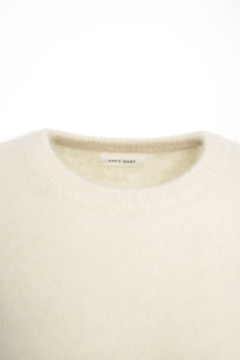 Maglione in brushed cashmere