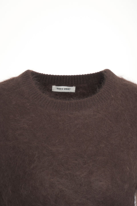 Abito in brushed cashmere