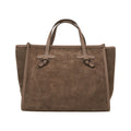 Suede handbag 'Marcella'
