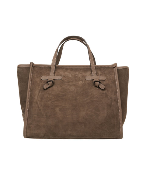 Borsa a mano in pelle scamosciata 'Marcella'