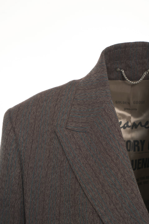 Blazer doppiopetto gessato