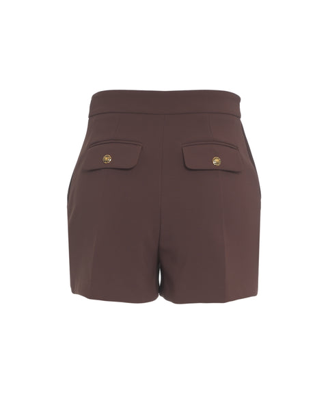Shorts con dettaglio catena