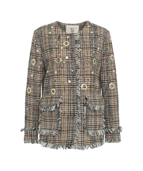 Blazer mit Applikationen