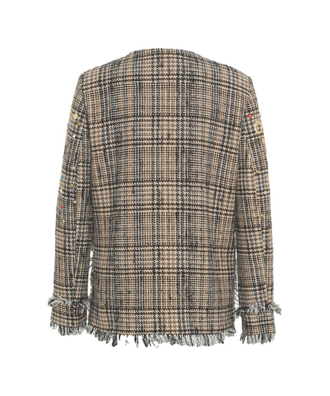 Blazer mit Applikationen