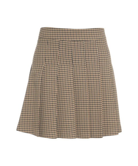 Minigonna con motivo a quadri