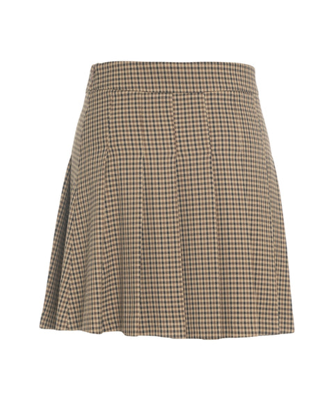 Minigonna con motivo a quadri