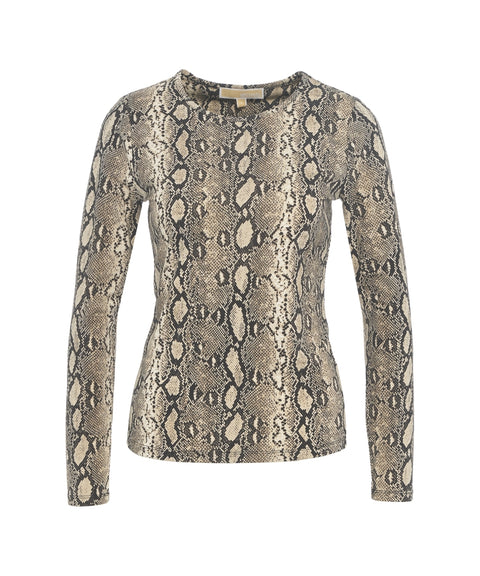 Langarmshirt mit Animal-Print