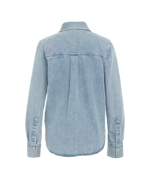 Bluse aus Denim