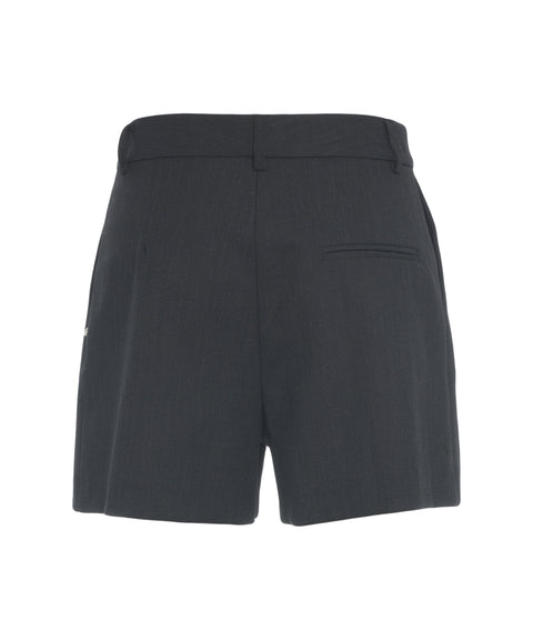 Bermudahose mit Bundfalten