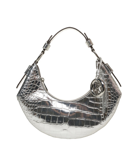 Borsa a mano effetto crocco