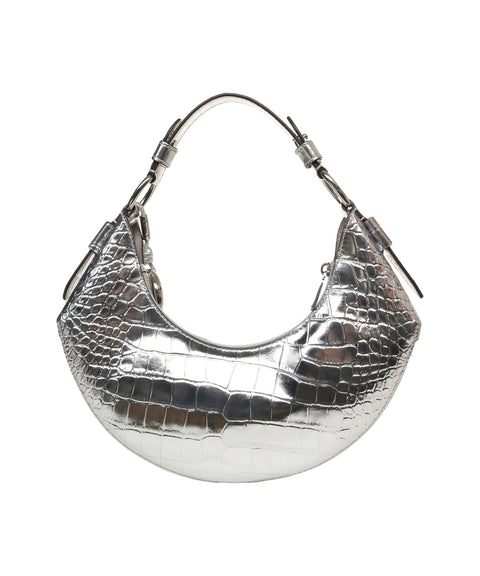 Borsa a mano effetto crocco