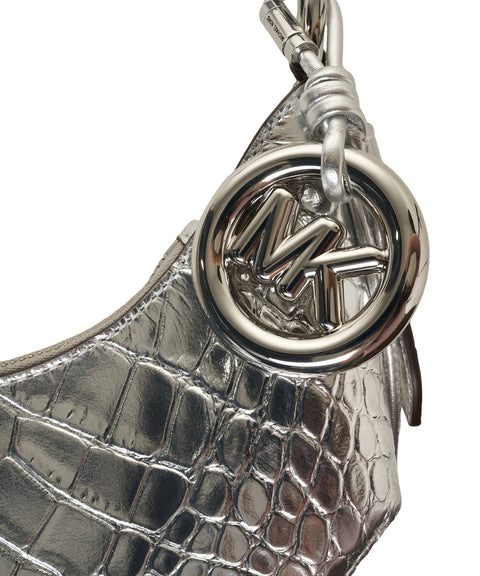Borsa a mano effetto crocco