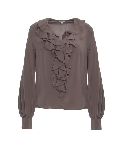 Bluse mit Rüschendetails