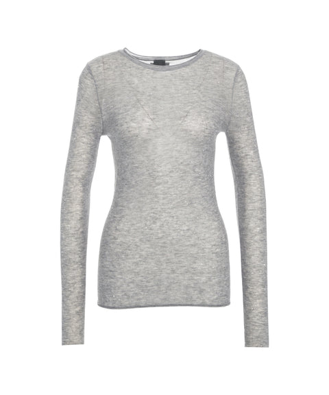 Pullover mit Lurexeinsätzen