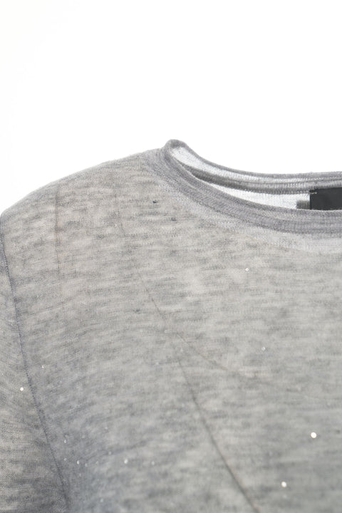 Pullover mit Lurexeinsätzen