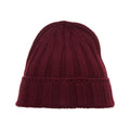 Berretto in maglia a costine