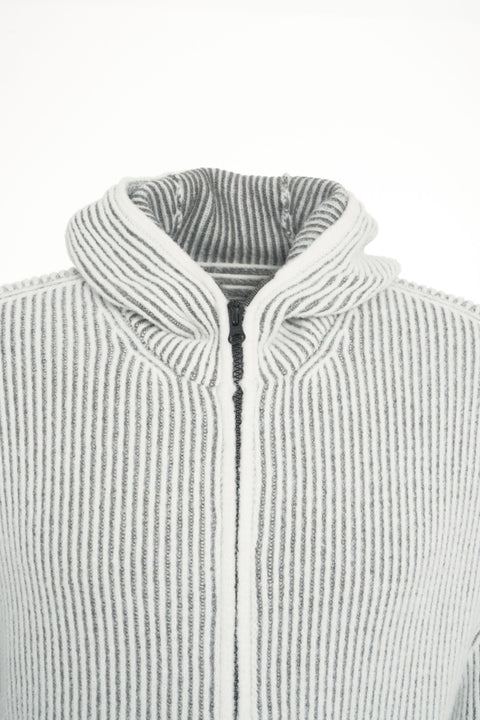 Felpa con cappuccio in maglia