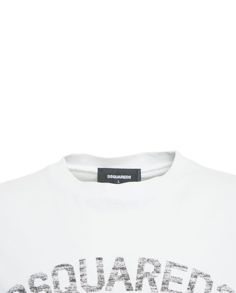 T-shirt con stampa logo