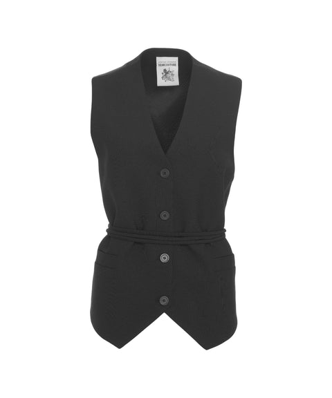 Gilet con cintura in vita 'Antonina'