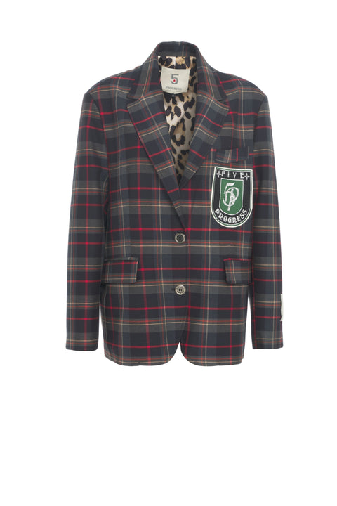 Blazer mit Karomuster