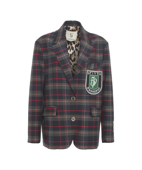 Blazer mit Karomuster